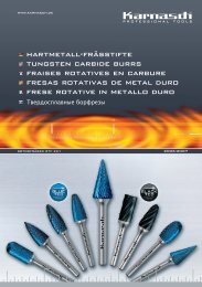 hartmetall-frässtifte tungsten carbide burrs fraises rotatives ... - Torion