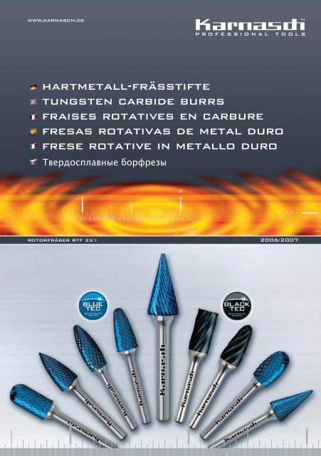 Hartmetall Frasstifte Tungsten Carbide Burrs Fraises Rotatives