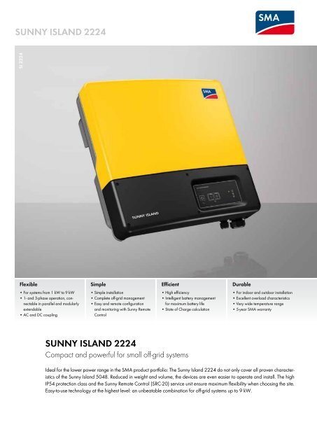 SUNNY ISLAND 2224 - SMA Solar Technology AG