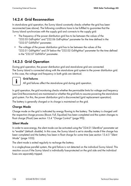 SUNNY ISLAND 5048 - Technical Description - Wind & Sun Ltd.