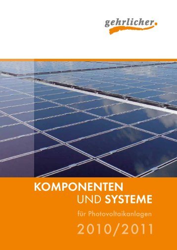 Komponenten und SySteme - Gehrlicher Solar