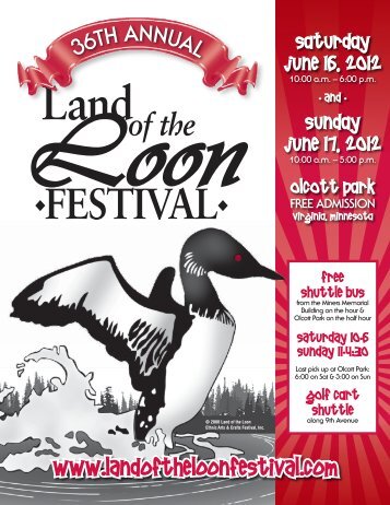 2012 Festival Guide - Land of the Loon Festival