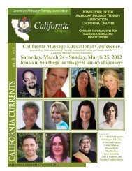 California Massage Educational Conference - The American ...