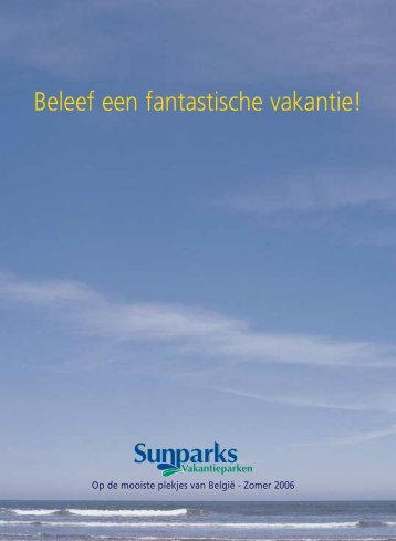 Sunparks-zomerbrochure - Schrijf.be