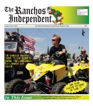 In This Issue - theRanchos.com