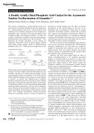 A Doubly Axially Chiral Phosphoric Acid Catalyst for - University of ...