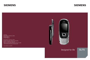 Siemens-SL75 - Download Instructions Manuals
