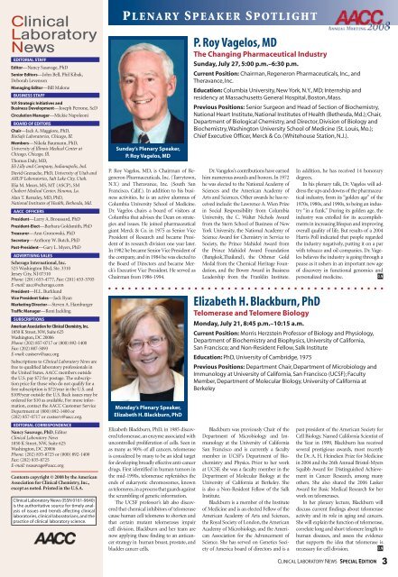 Download the Monday Daily - American Association for Clinical ...