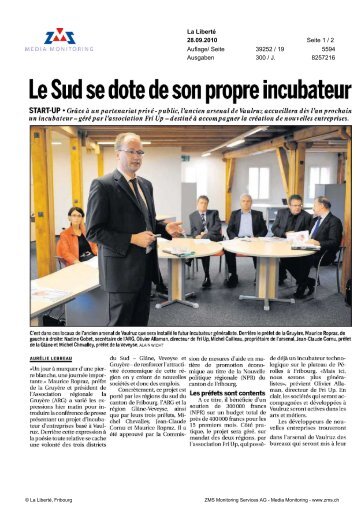 Le Sud se dote de son propre incubateur - Fri Up