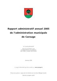 administration municipale 2005 - Carouge