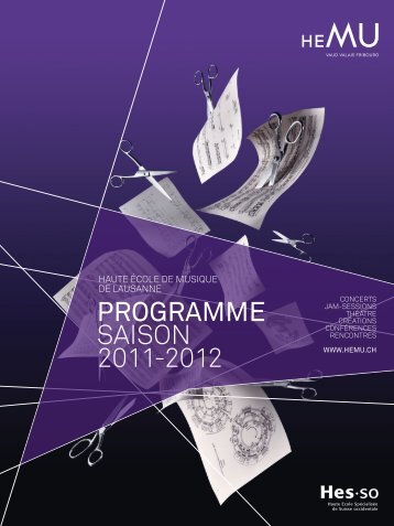 Programme de saison 2011-2012 - Hemu