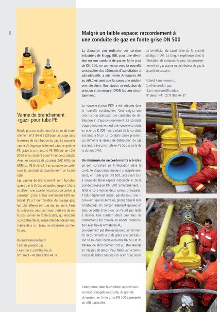 Hawle Armaturen AG Bulletin n° 2-2008