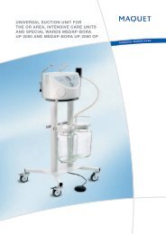 universal suction unit for the or area, intensive care units ... - Puls as