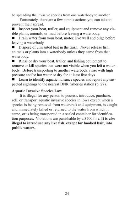 DNR Fishing Regulations 2012 - Marshall County