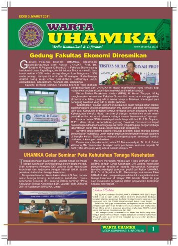 Warta UHAMKA Edisi maret 2011