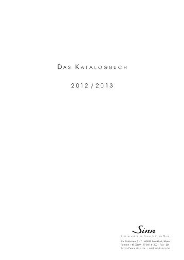 Katalog PDF Deutsch - Sinn-Spezialuhren