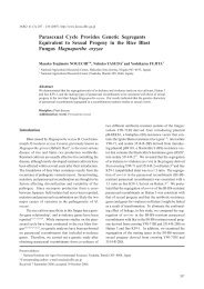 Parasexual Cycle Provides Genetic Segregants Equivalent to ...