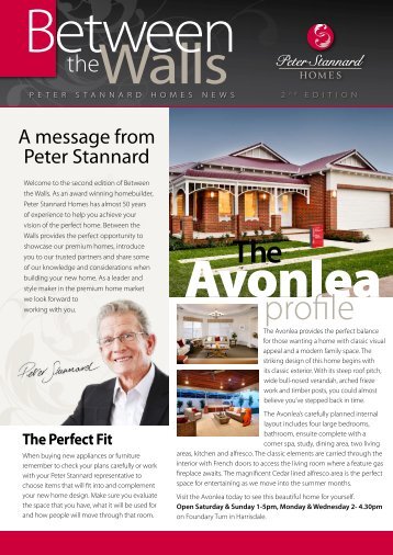 profile - Peter Stannard Homes