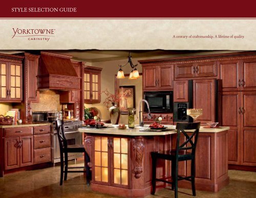 Style Selection Guide (PDF) - Yorktowne Cabinetry