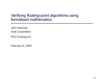 formal specification