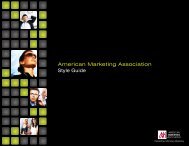 AMA Style Guide - American Marketing Association