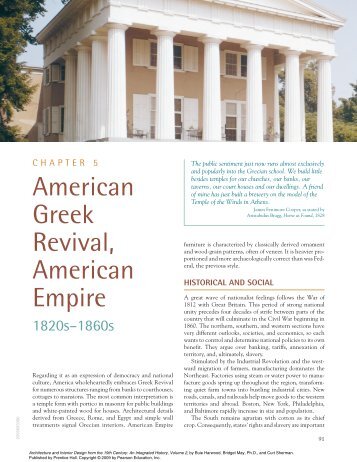 American Greek Revival, American Empire - Pearson