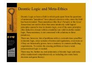 Deontic Logic and Meta-Ethics - Bremer