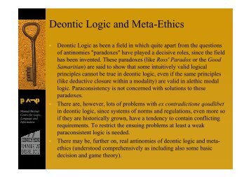 Deontic Logic and Meta-Ethics - Bremer