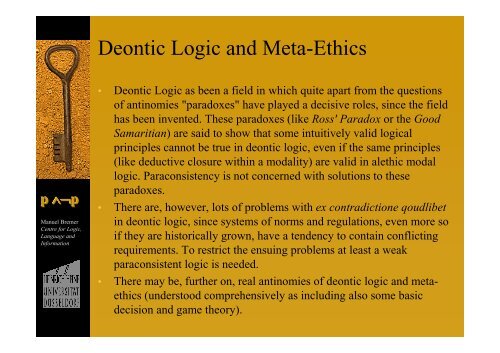 Deontic Logic and Meta-Ethics - Bremer