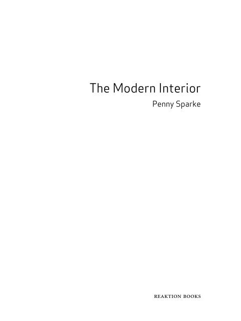 The Modern Interior