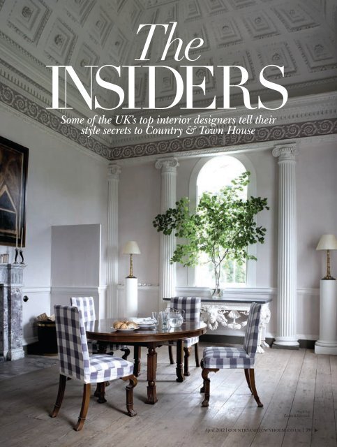 Some of the UK's top interior designers tell their style ... - Jenny Blanc