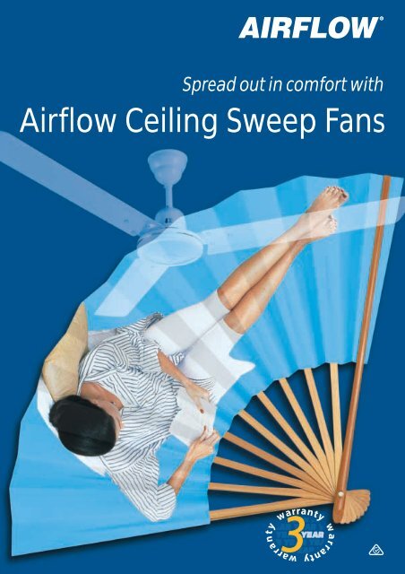 Airflow Ceiling Sweep Fans 263 109