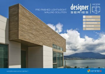 finished cement-bonded fibrous wood particle panels ... - Cemintel