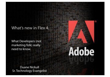 What's new in Flex 4. - blog . sebastian martens