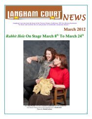 March 2012 - Langham Court Theatre