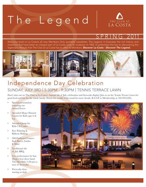 Sunday, July 3rd | 5:30pm - La Costa Resort & Spa