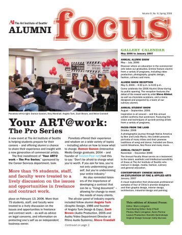 Alumni Focus - April 2005- The Art Institute of ... - The Art Institutes