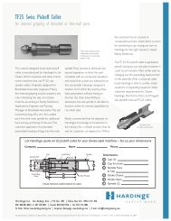 ID Pick-off Collet Assemblies - Hardinge Inc.