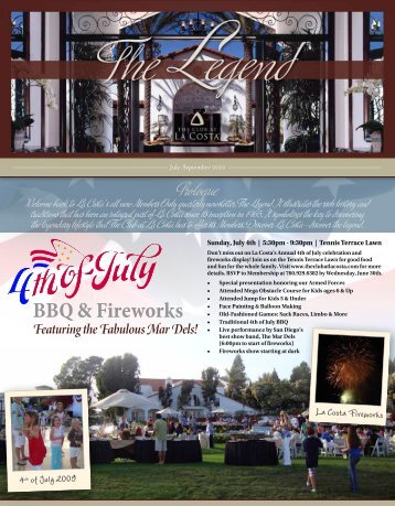 BBQ & Fireworks - The Club at La Costa