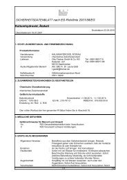 Kaliumhydroxid, Ätzkali - Otto Fischar GmbH und Co. KG