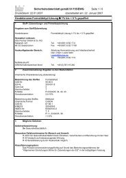 Sicherheitsdatenblatt 1-5% gep. - Otto Fischar GmbH und Co. KG