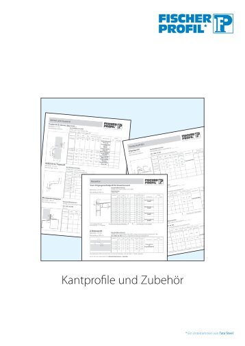 Kantprofile und Zubehör - Fischer Profil | Elemente fürs Bauen