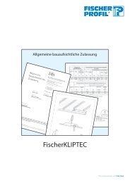 FischerKLIPTEC Allgemeine bauaufsichtliche Zulassung