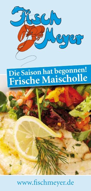 Rezeptheft Maischolle als PDF zum Download - Fisch Meyer