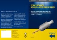 DÜBELBOHRER SCHNELLWECHSELSYSTEM - Fisch-Tools