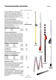 Teleskopmeßstäbe,Richtlatte - info@fischinger-messen.de