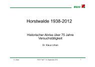 Horstwalde 1938-2012 - Historischer Abriss über ... - FKVV Horstwalde