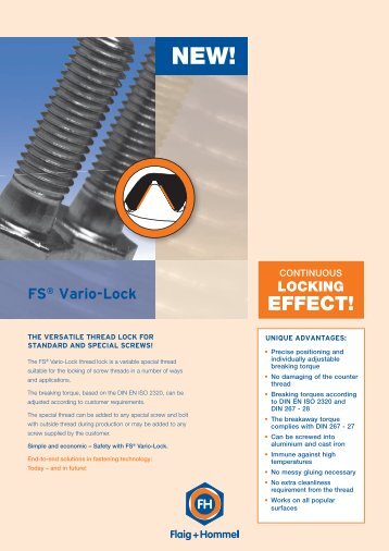 FS® Vario-Lock - Flaig + Hommel GmbH