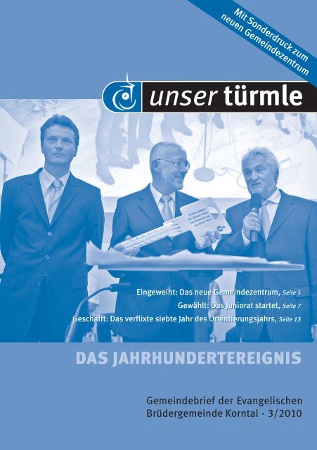 unser türmle - Diakonie der Evangelischen Brüdergemeinde Korntal ...