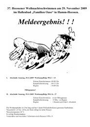 Deckbl.1.Abschnitt Meldeerg. - SV Heessen 1950 eV